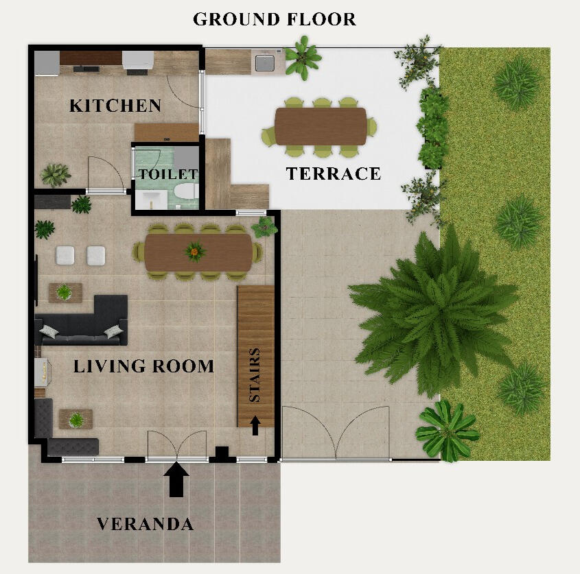 Groundfloor plan