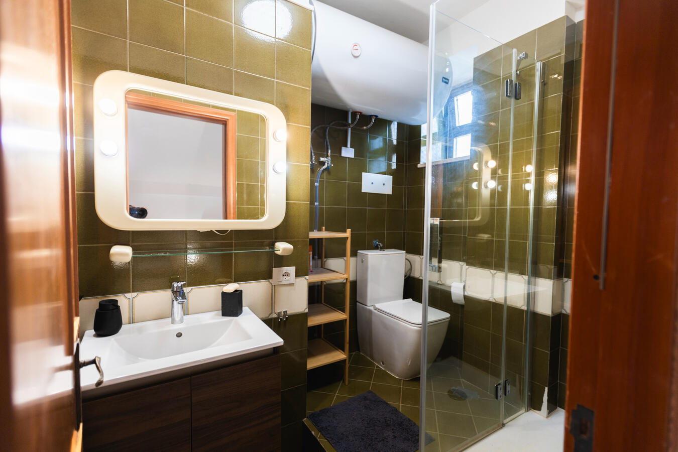 Nice shower after great kitesurfing day in the Kite lodge